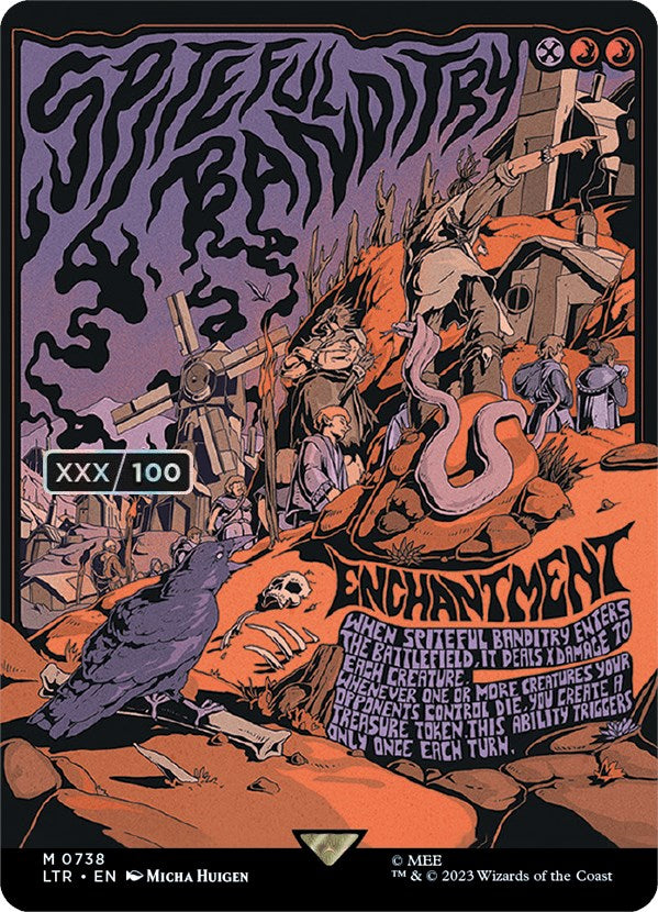 Spiteful Banditry (Borderless Poster) (Serialized) [The Lord of the Rings: Tales of Middle-Earth] | L.A. Mood Comics and Games