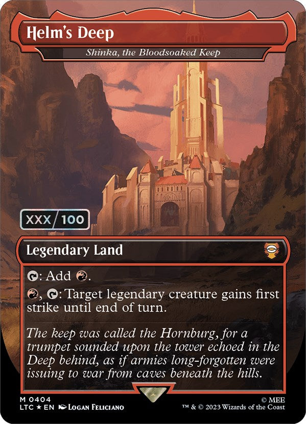 Helm's Deep - Shinka, the Bloodsoaked Keep (Serialized) [The Lord of the Rings: Tales of Middle-Earth Commander] | L.A. Mood Comics and Games