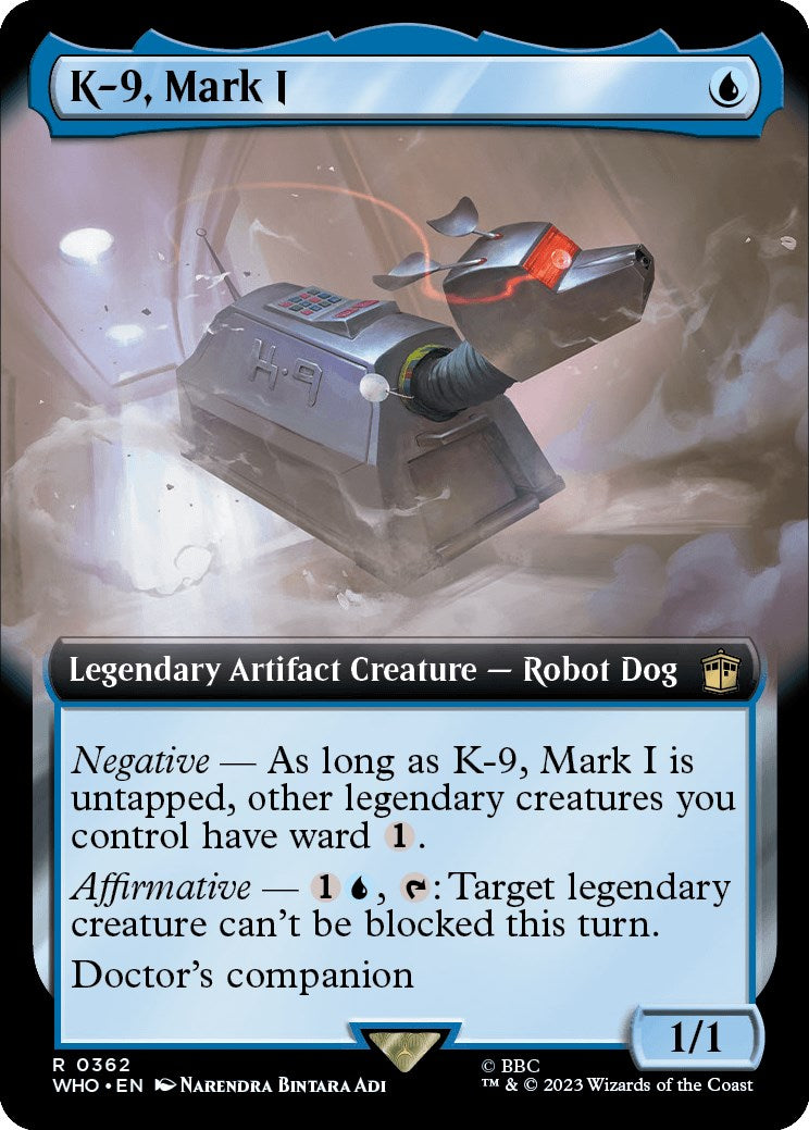 K-9, Mark I (Extended Art) [Doctor Who] | L.A. Mood Comics and Games