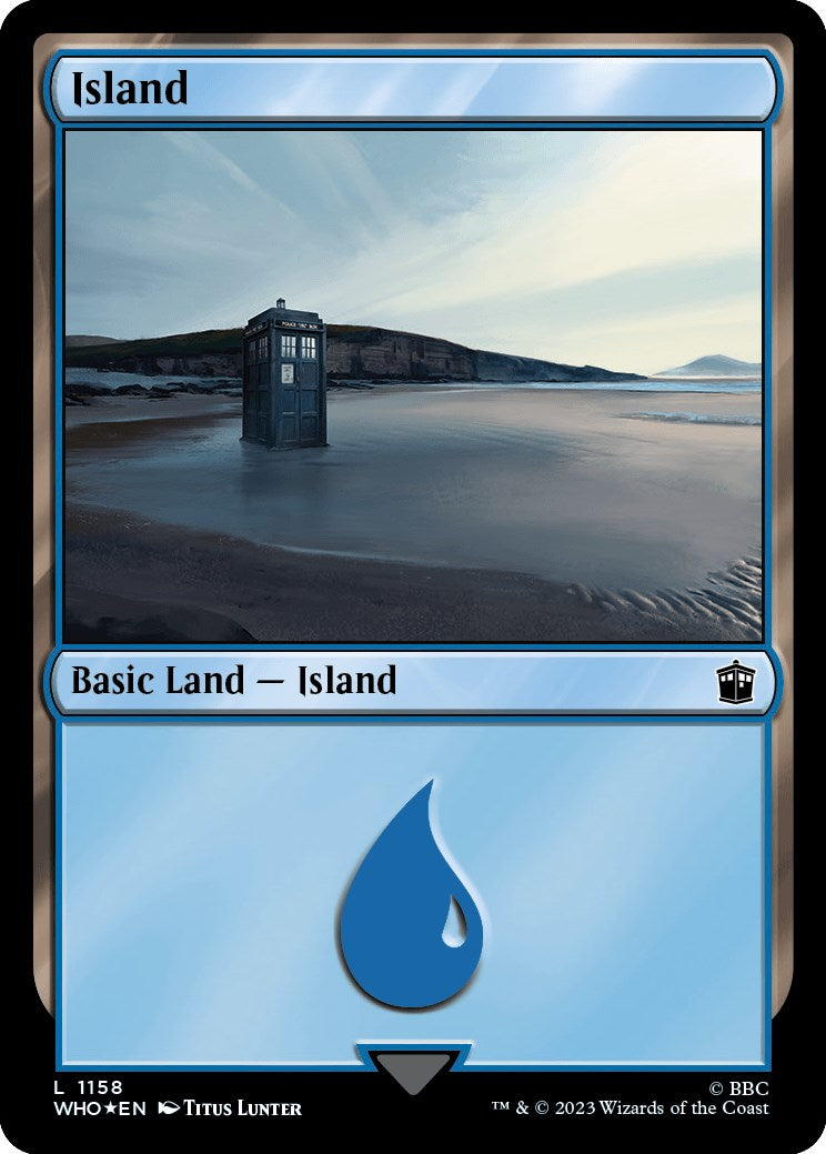 Island (1158) (Surge Foil) [Doctor Who] | L.A. Mood Comics and Games