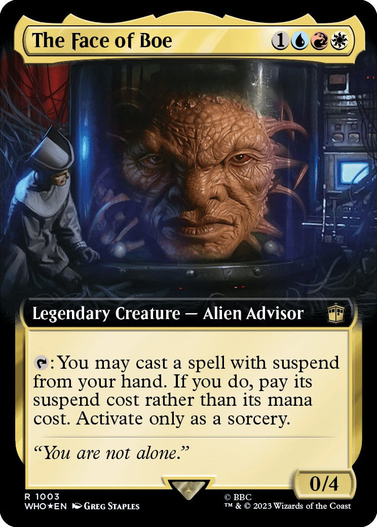 The Face of Boe (Extended Art) (Surge Foil) [Doctor Who] | L.A. Mood Comics and Games