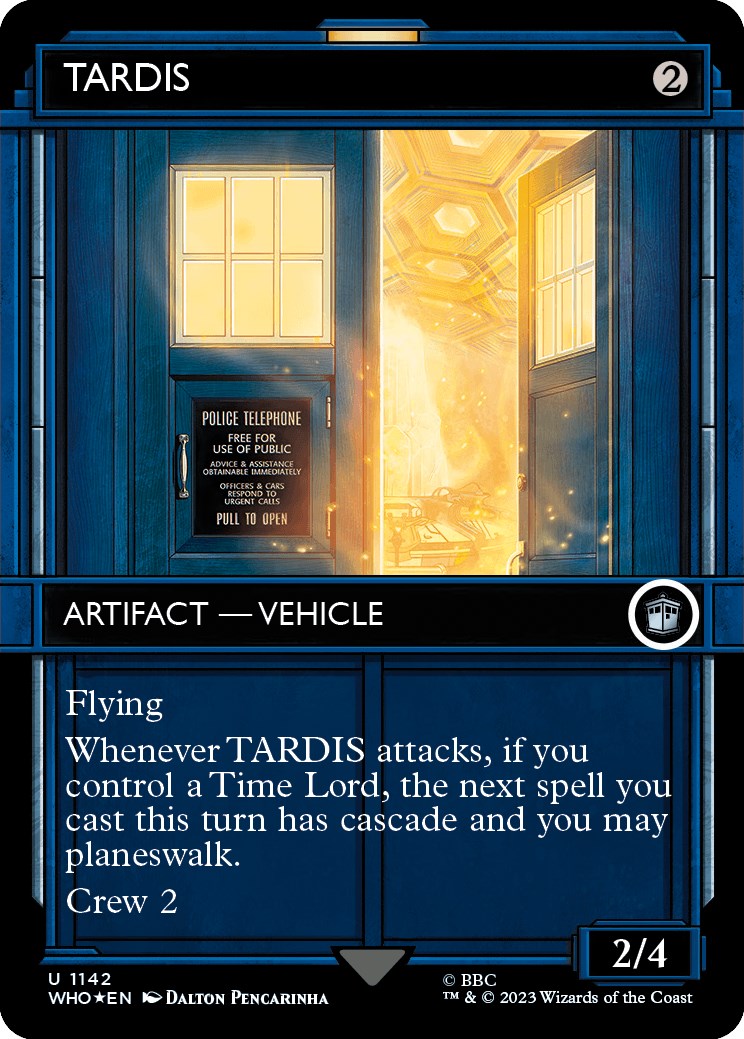 TARDIS (Showcase) (Surge Foil) [Doctor Who] | L.A. Mood Comics and Games