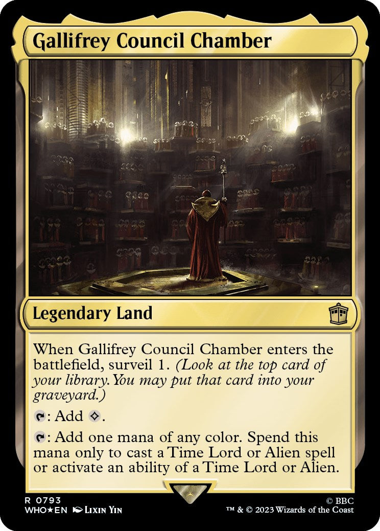 Gallifrey Council Chamber (Surge Foil) [Doctor Who] | L.A. Mood Comics and Games