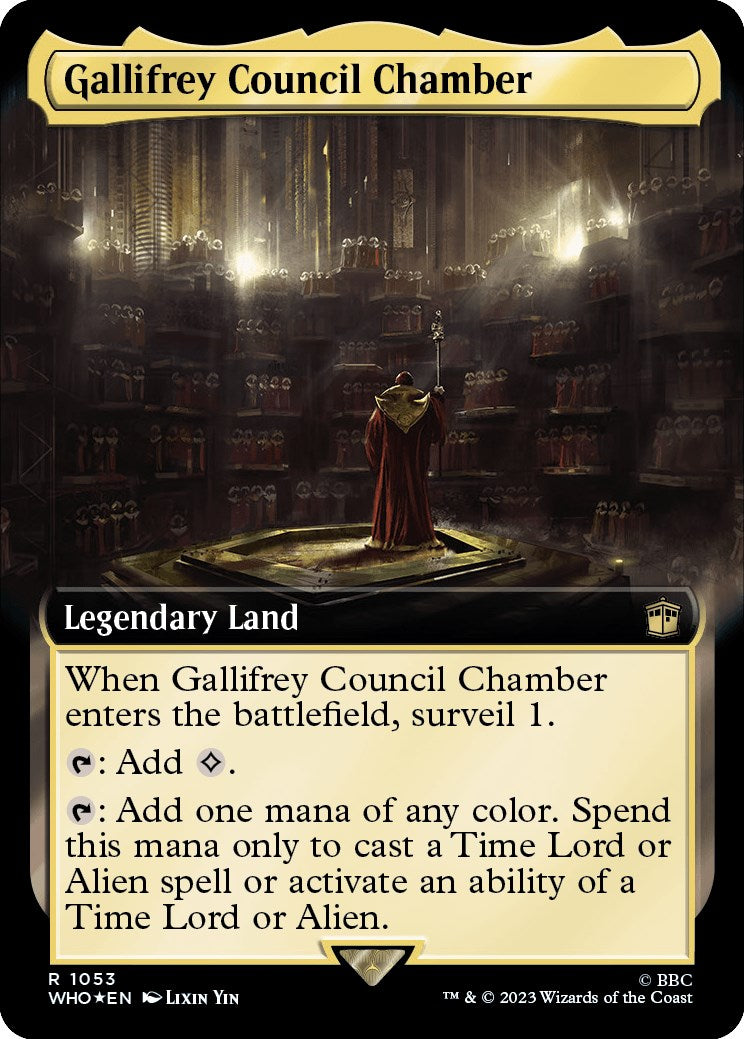 Gallifrey Council Chamber (Extended Art) (Surge Foil) [Doctor Who] | L.A. Mood Comics and Games