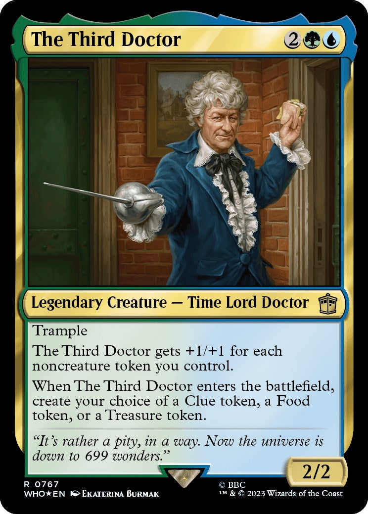 The Third Doctor (Surge Foil) [Doctor Who] | L.A. Mood Comics and Games