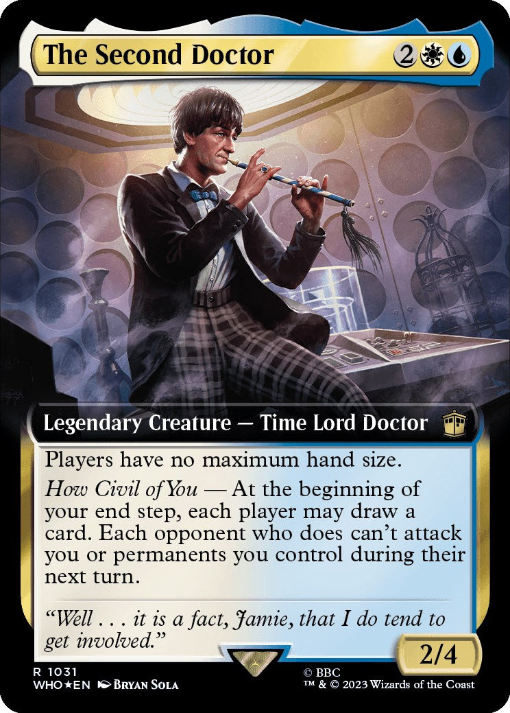The Second Doctor (Extended Art) (Surge Foil) [Doctor Who] | L.A. Mood Comics and Games