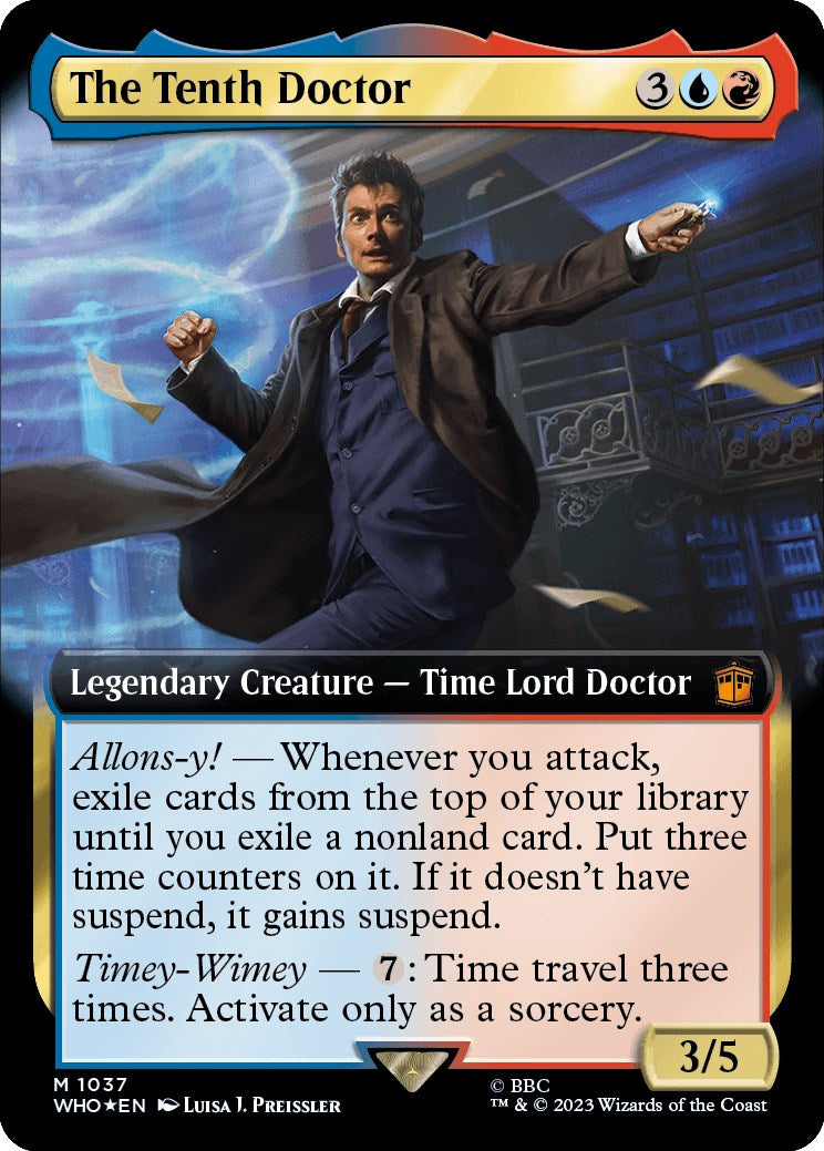 The Tenth Doctor (Extended Art) (Surge Foil) [Doctor Who] | L.A. Mood Comics and Games