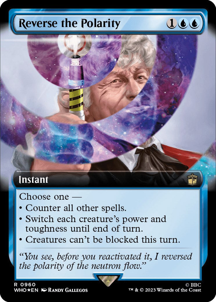 Reverse the Polarity (Extended Art) (Surge Foil) [Doctor Who] | L.A. Mood Comics and Games