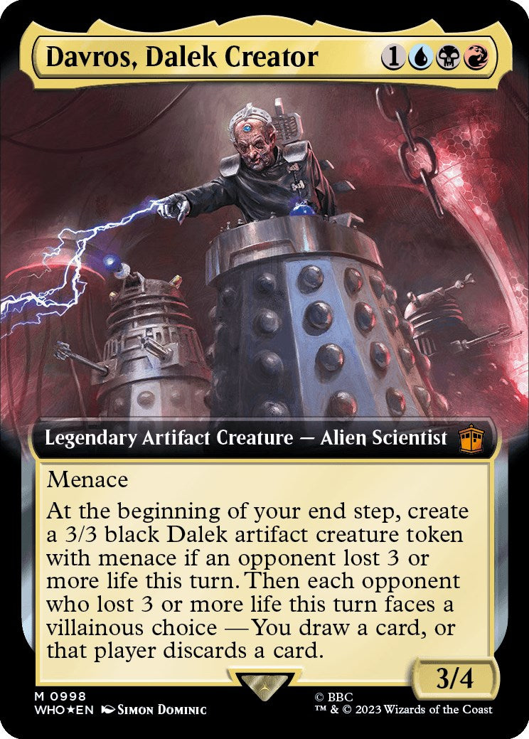 Davros, Dalek Creator (Extended Art) (Surge Foil) [Doctor Who] | L.A. Mood Comics and Games