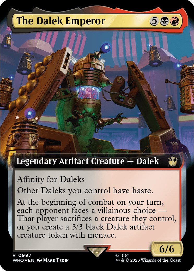 The Dalek Emperor (Extended Art) (Surge Foil) [Doctor Who] | L.A. Mood Comics and Games