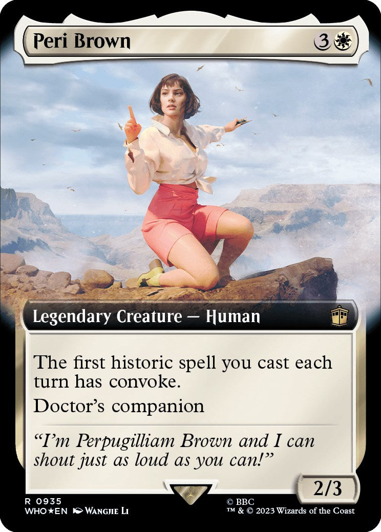 Peri Brown (Extended Art) (Surge Foil) [Doctor Who] | L.A. Mood Comics and Games