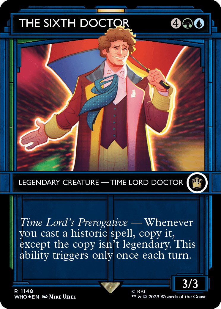 The Sixth Doctor (Showcase) (Surge Foil) [Doctor Who] | L.A. Mood Comics and Games