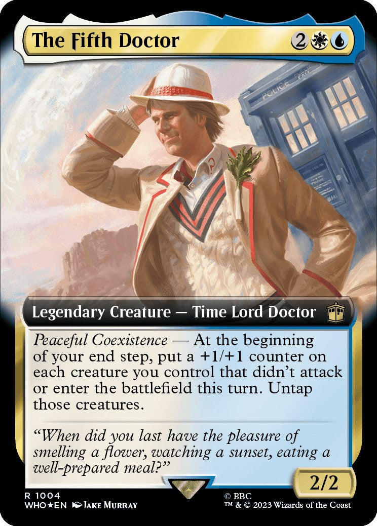 The Fifth Doctor (Extended Art) (Surge Foil) [Doctor Who] | L.A. Mood Comics and Games