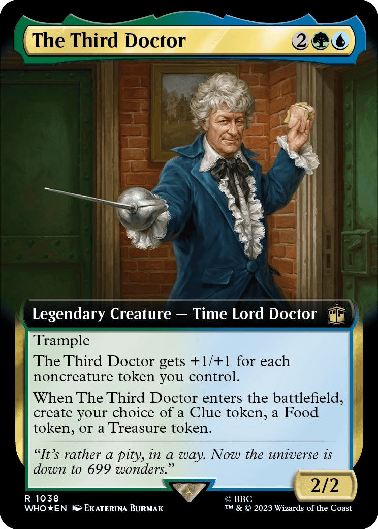 The Third Doctor (Extended Art) (Surge Foil) [Doctor Who] | L.A. Mood Comics and Games