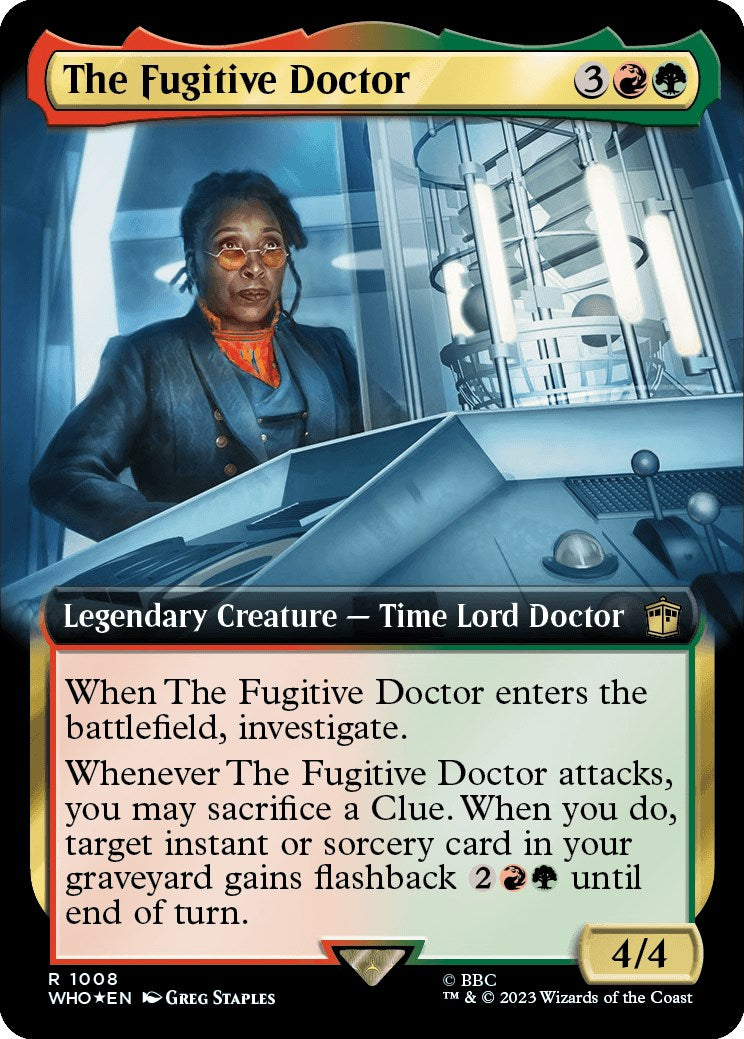 The Fugitive Doctor (Extended Art) (Surge Foil) [Doctor Who] | L.A. Mood Comics and Games