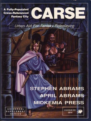 Carse - Urban Aid For Fantasy Role Playing (USED) | L.A. Mood Comics and Games