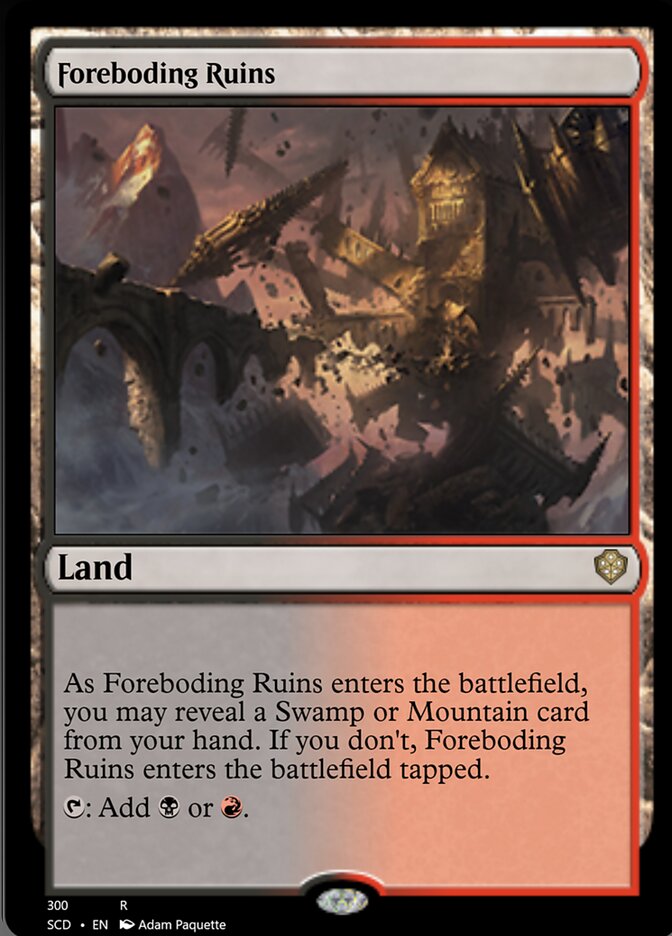 Foreboding Ruins [Starter Commander Decks] | L.A. Mood Comics and Games