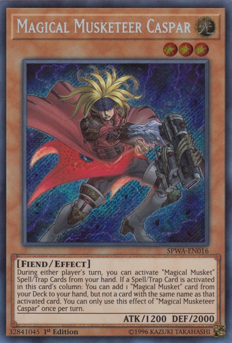 Magical Musketeer Caspar [SPWA-EN016] Secret Rare | L.A. Mood Comics and Games