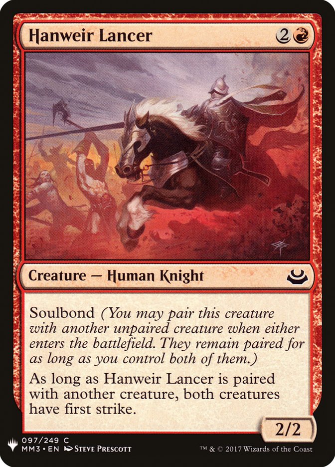 Hanweir Lancer [Mystery Booster] | L.A. Mood Comics and Games