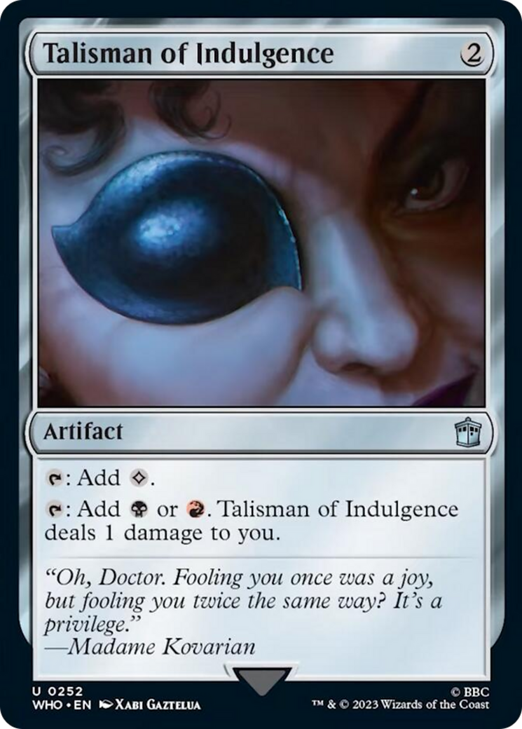 Talisman of Indulgence [Doctor Who] | L.A. Mood Comics and Games