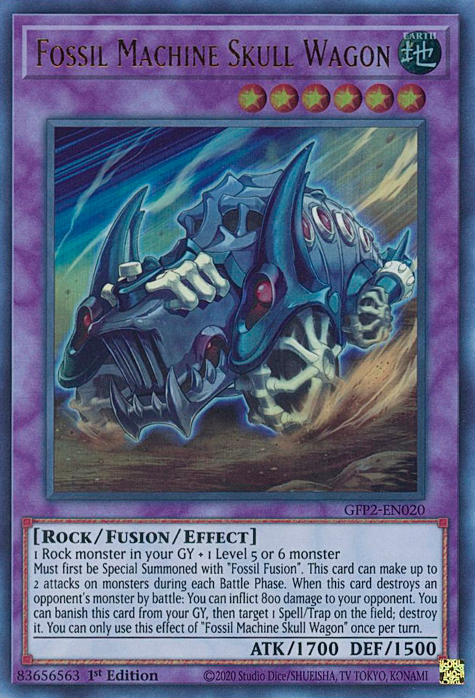 Fossil Machine Skull Wagon [GFP2-EN020] Ultra Rare | L.A. Mood Comics and Games