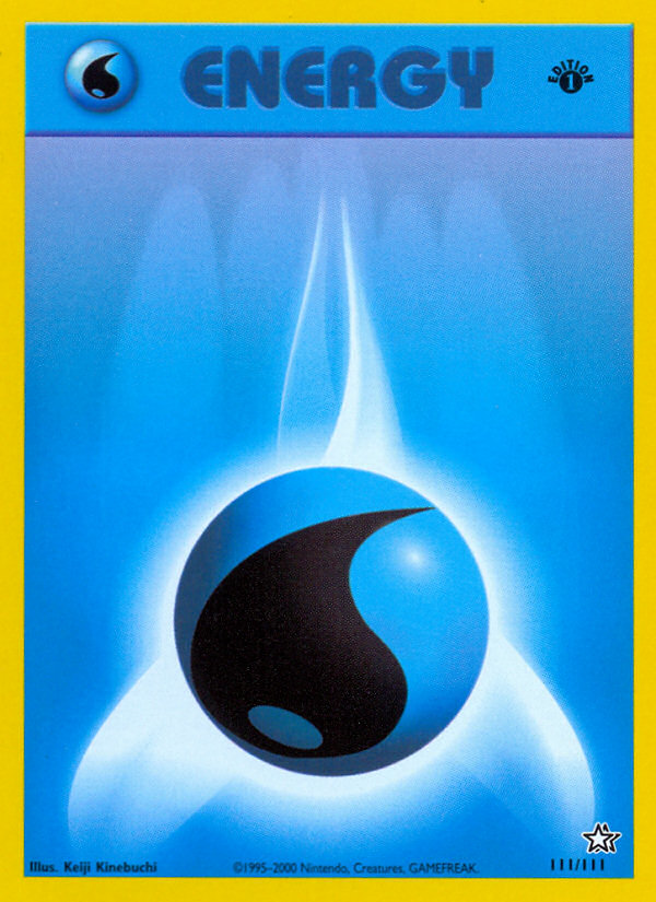 Water Energy (111/111) [Neo Genesis 1st Edition] | L.A. Mood Comics and Games