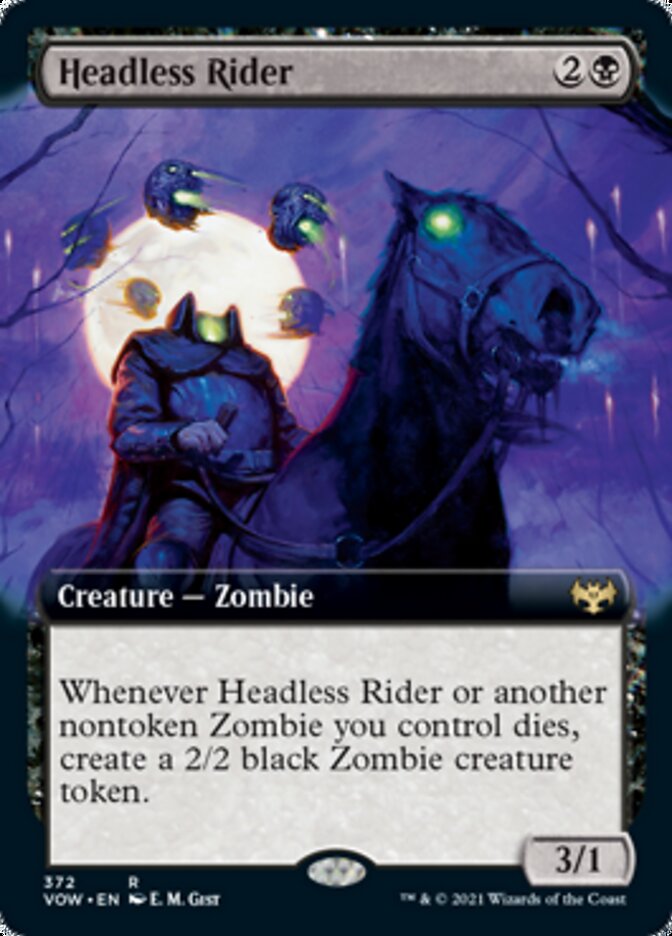 Headless Rider (Extended Art) [Innistrad: Crimson Vow] | L.A. Mood Comics and Games