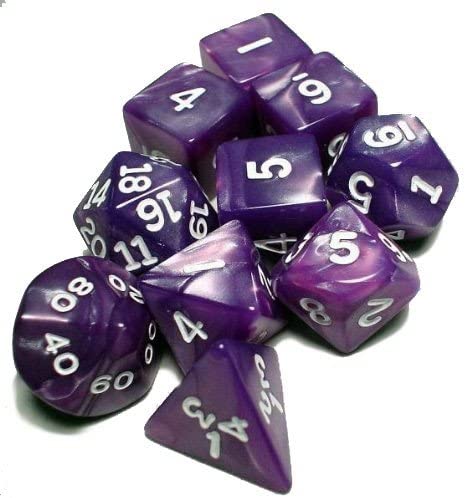 Pearl: 10Pc Purple / White (PLUG TOP) | L.A. Mood Comics and Games