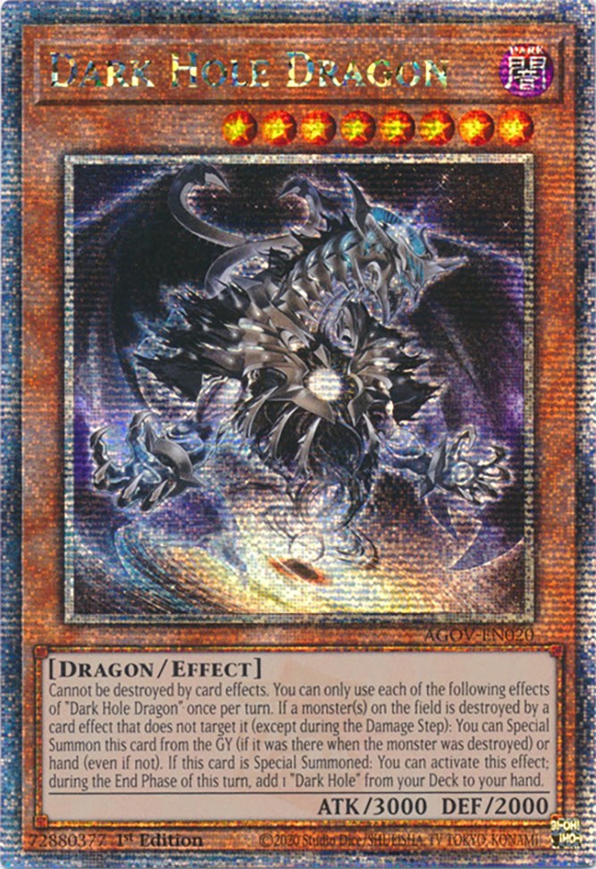 Dark Hole Dragon (Quarter Century Secret Rare) [AGOV-EN020] Quarter Century Secret Rare | L.A. Mood Comics and Games