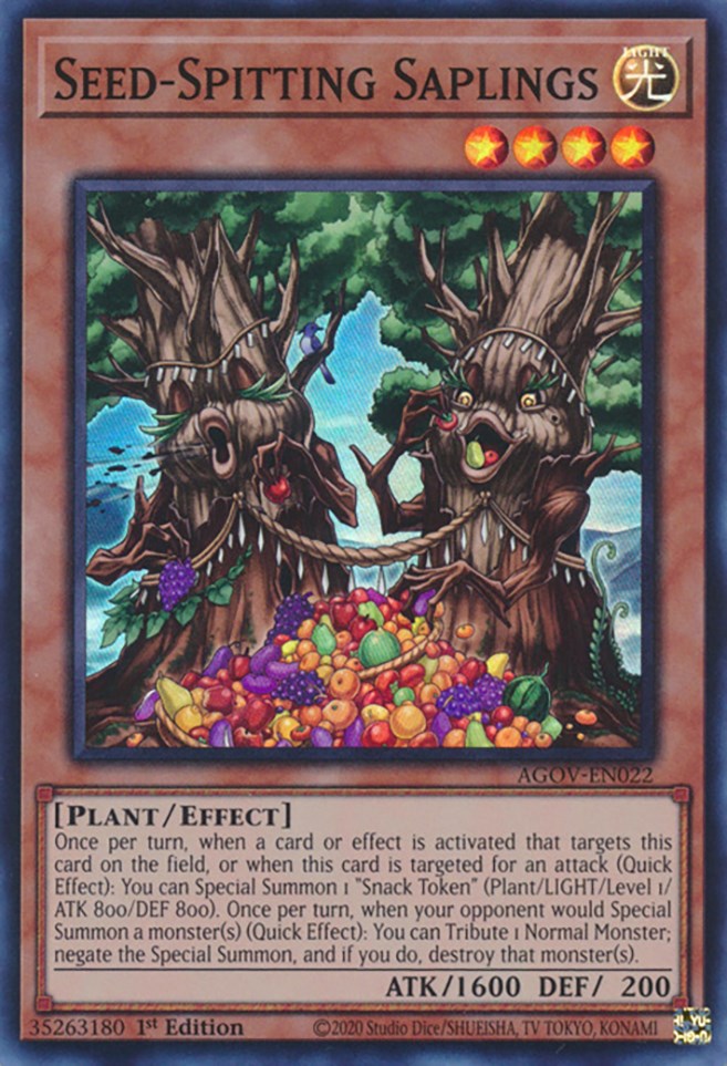 Seed-Spitting Saplings [AGOV-EN022] Super Rare | L.A. Mood Comics and Games
