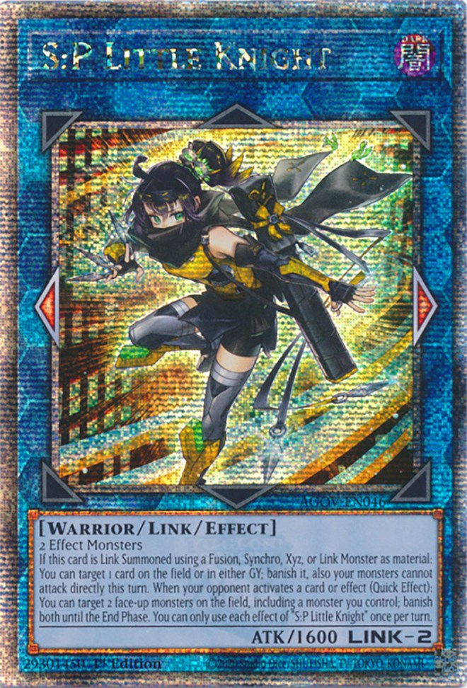 S:P Little Knight (Quarter Century Secret Rare) [AGOV-EN046] Quarter Century Secret Rare | L.A. Mood Comics and Games