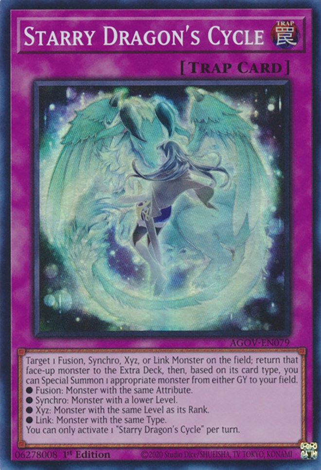 Starry Dragon's Cycle [AGOV-EN079] Super Rare | L.A. Mood Comics and Games