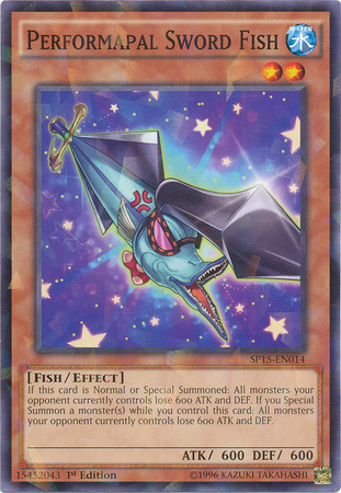 Performapal Sword Fish [SP15-EN014] Shatterfoil Rare | L.A. Mood Comics and Games