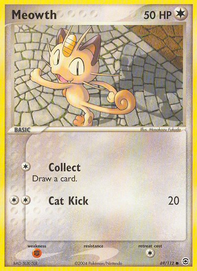 Meowth (69/112) [EX: FireRed & LeafGreen] | L.A. Mood Comics and Games