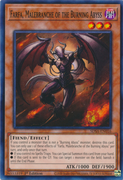 Farfa, Malebranche of the Burning Abyss [SDSA-EN016] Common | L.A. Mood Comics and Games