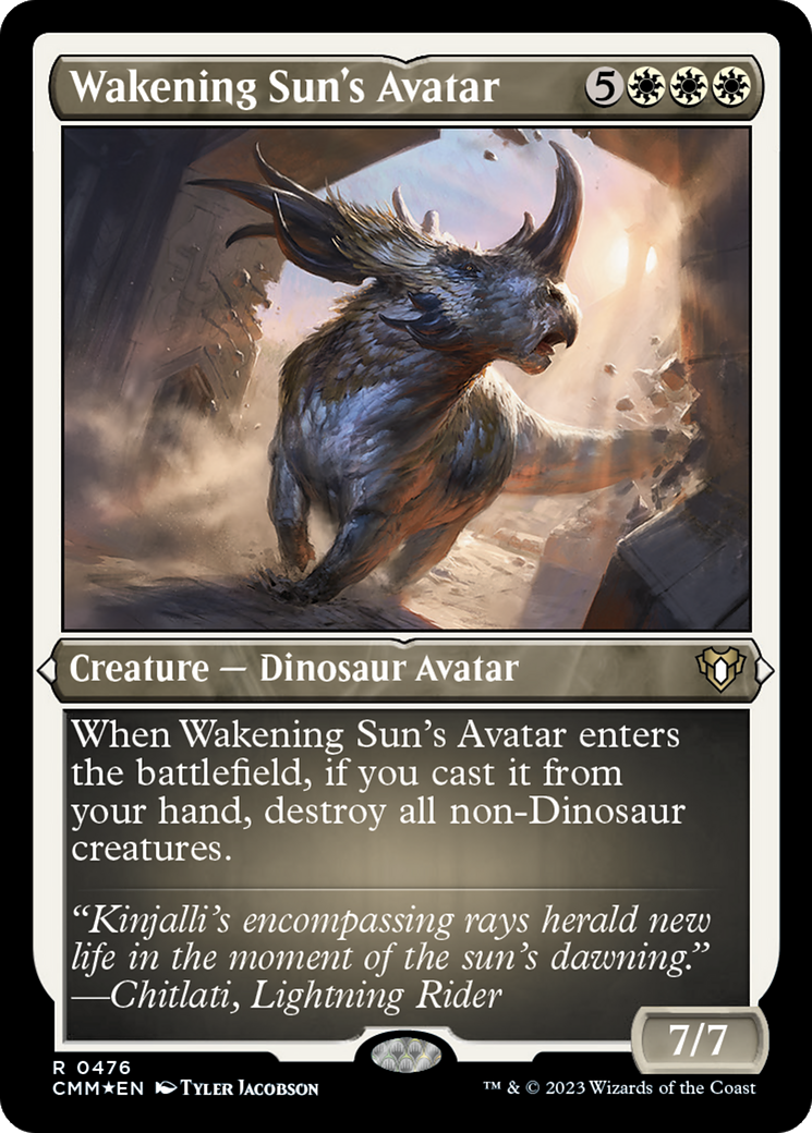 Wakening Sun's Avatar (Foil Etched) [Commander Masters] | L.A. Mood Comics and Games