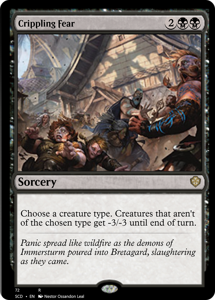 Crippling Fear [Starter Commander Decks] | L.A. Mood Comics and Games