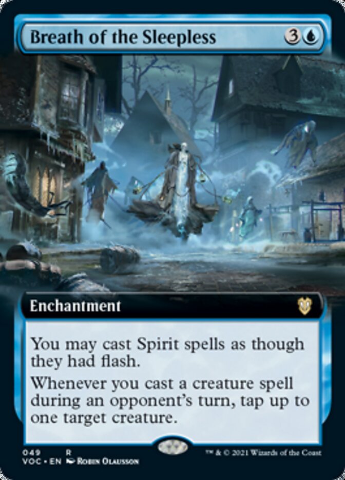 Breath of the Sleepless (Extended Art) [Innistrad: Crimson Vow Commander] | L.A. Mood Comics and Games