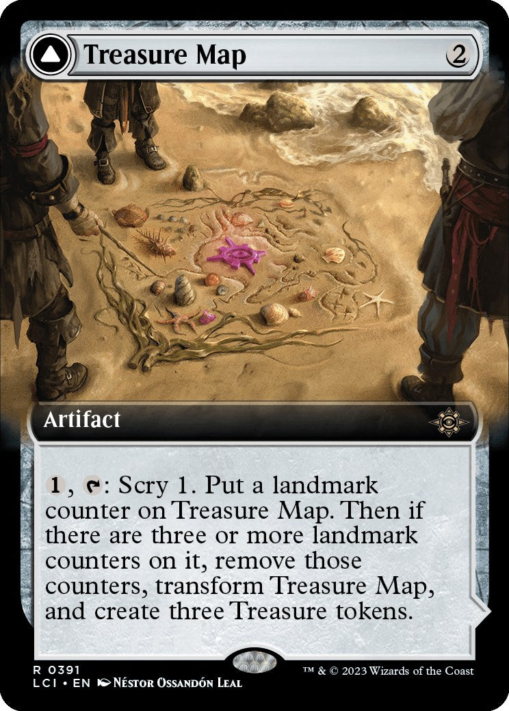 Treasure Map // Treasure Cove (Extended Art) [The Lost Caverns of Ixalan] | L.A. Mood Comics and Games