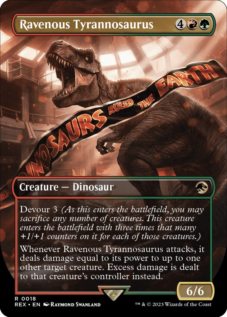 Ravenous Tyrannosaurus (Borderless) [Jurassic World Collection] | L.A. Mood Comics and Games