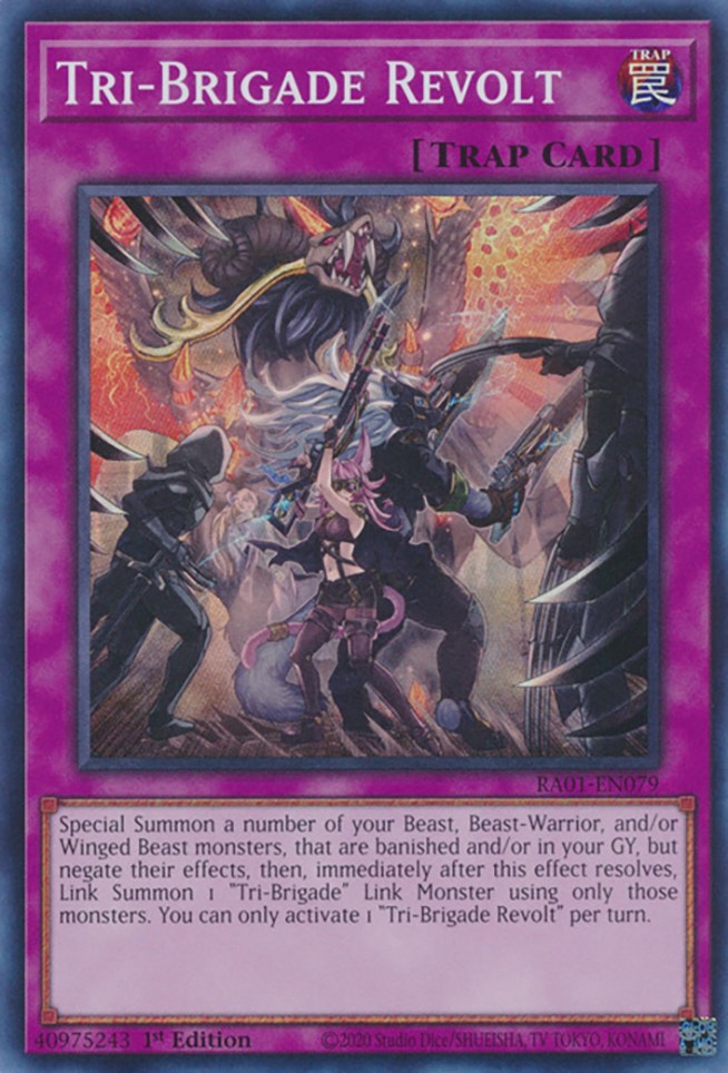 Tri-Brigade Revolt [RA01-EN079] Super Rare | L.A. Mood Comics and Games