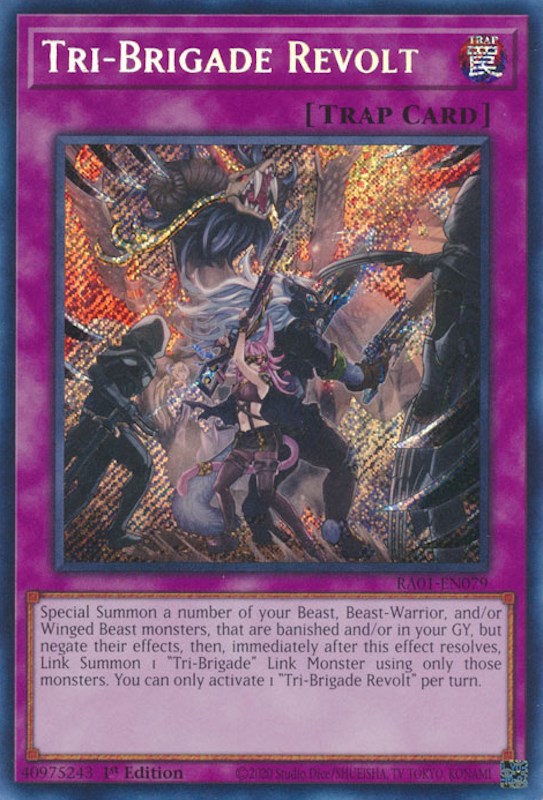 Tri-Brigade Revolt [RA01-EN079] Secret Rare | L.A. Mood Comics and Games
