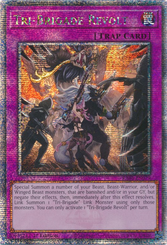 Tri-Brigade Revolt [RA01-EN079] Quarter Century Secret Rare | L.A. Mood Comics and Games