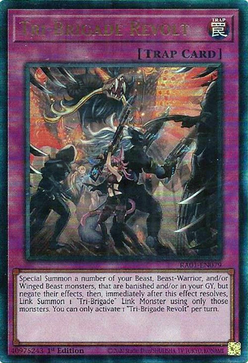 Tri-Brigade Revolt [RA01-EN079] Prismatic Ultimate Rare | L.A. Mood Comics and Games