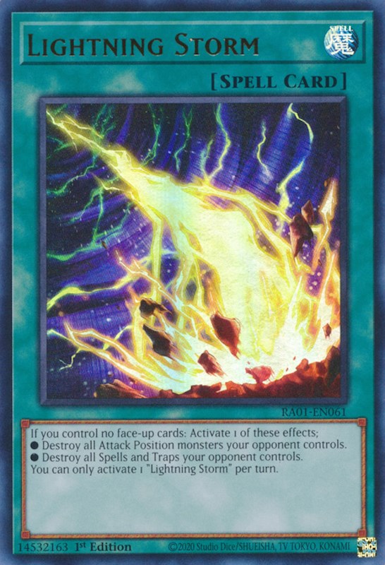 Lightning Storm [RA01-EN061] Ultra Rare | L.A. Mood Comics and Games