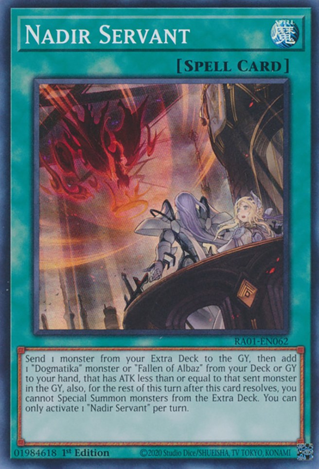 Nadir Servant [RA01-EN062] Super Rare | L.A. Mood Comics and Games
