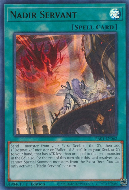 Nadir Servant [RA01-EN062] Ultra Rare | L.A. Mood Comics and Games
