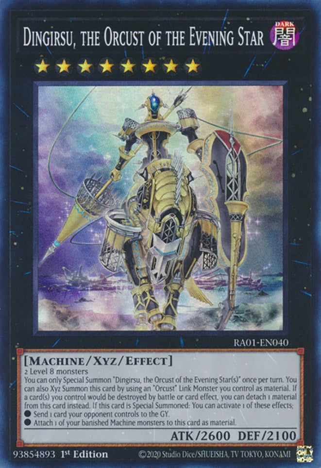 Dingirsu, the Orcust of the Evening Star [RA01-EN040] Super Rare | L.A. Mood Comics and Games