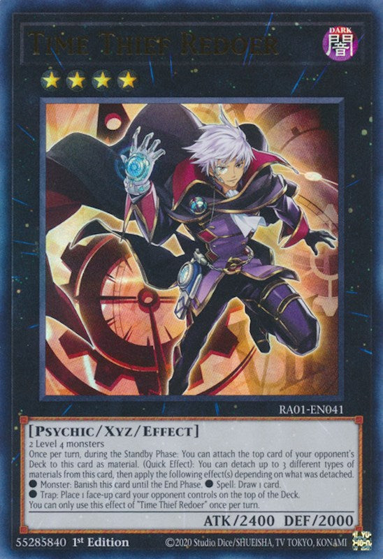 Time Thief Redoer [RA01-EN041] Ultra Rare | L.A. Mood Comics and Games