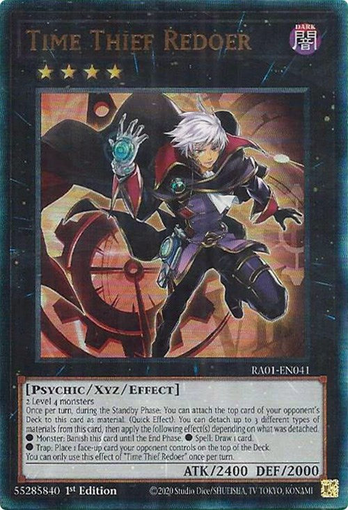 Time Thief Redoer [RA01-EN041] Prismatic Ultimate Rare | L.A. Mood Comics and Games